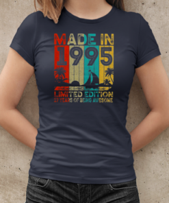 Personalized Made In 1995 Limited Edition T-Shirt Classic Women's T-shirt