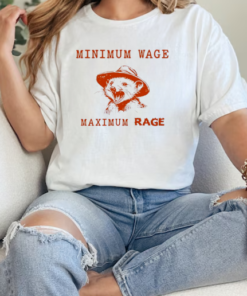 Possum minimum wage maximum rage T-Shirt Classic Women's T-shirt