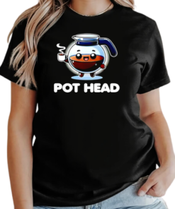 Pot head kawaii coffee pot T-Shirt Classic Women's T-shirt