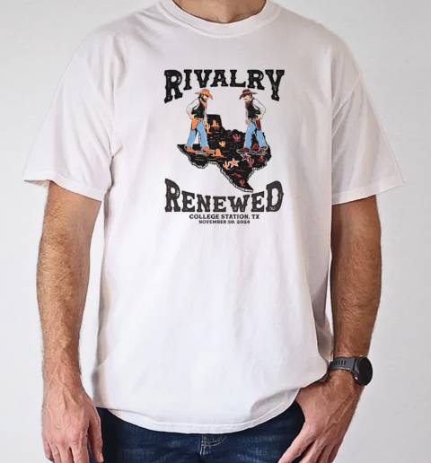 Rivalry Renewed College Station TX November 30 2024 Texas Cowboys T-Shirt