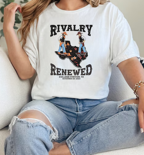 Rivalry Renewed College Station TX November 30 2024 Texas Cowboys T-Shirt Classic Women's T-shirt