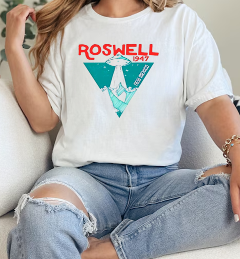 Roswell New Mexico 1947 ufo beam flying saucer abduction Venom T-Shirt Classic Women's T-shirt