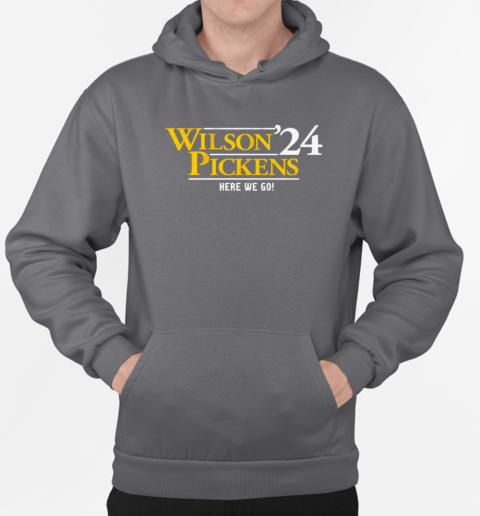 Russell Wilson and George Pickens Wilson Pickens '24 here we go T-Shirt Unisex Hoodie