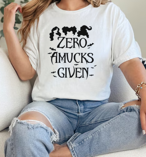 Sanderson Sisters Zero Amucks Given T-Shirt Classic Women's T-shirt