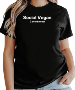 Social vegan I avoid meet T-Shirt Classic Women's T-shirt