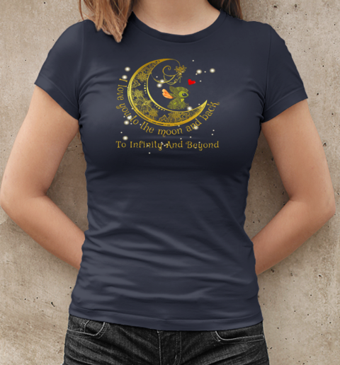 Stitch I Love You To The Moon And Back To Infinity And Beyond T-Shirt Classic Women's T-shirt