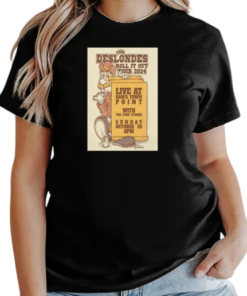 The Deslondes Sam's Town Point Austin TX Oct 20 2024 Tour T-Shirt Classic Women's T-shirt