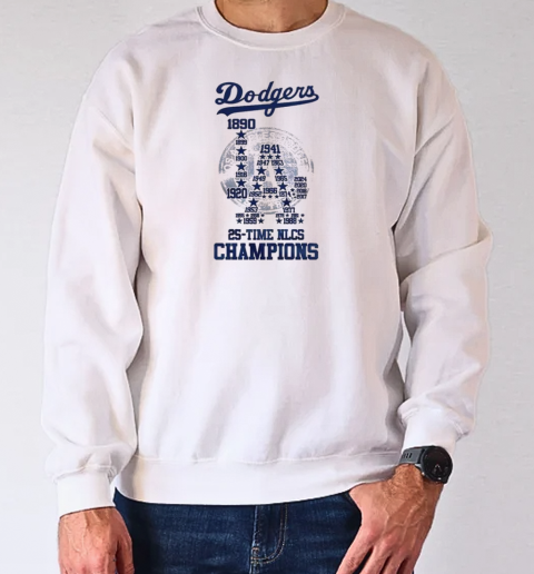 The Dodgers 25 Time NLCS Champions T-Shirt Unisex Sweatshirt