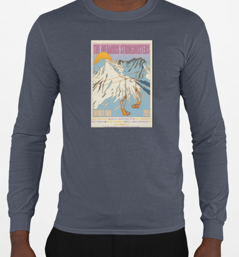 The Infamous Stringdusters Tour Ski Dust 2025 T-Shirt Long Sleeved T-shirt 