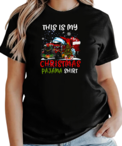 This Is My Christmas Pajama Trucker T-Shirt Classic Women's T-shirt