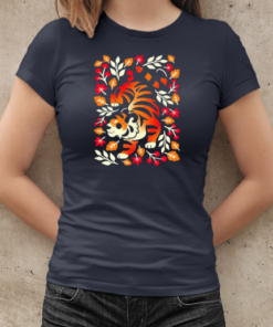 Tiger cute autumn T-Shirt Classic Women's T-shirt