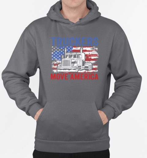 Truckers Move America Trucker T-Shirt Unisex Hoodie