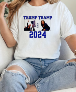 Trump or the Tramp 2024 vote for Trump Trump Vance 2024 America T-Shirt Classic Women's T-shirt