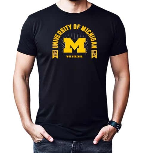 University of Michigan Wolverines estd 1817 T-Shirt