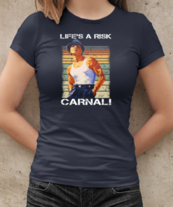 Vintage Paco Carnal Life's a Risk T-Shirt Classic Women's T-shirt