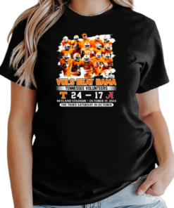 Vols Beat Bama Tennessee Volunteers 24 17 Alabama Crimson Tide The Third Saturday In October T-Shirt Classic Women's T-shirt