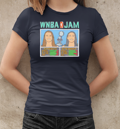 WNBA Jam Liberty 2024 Champs Ionescu and Stewart T-Shirt Classic Women's T-shirt