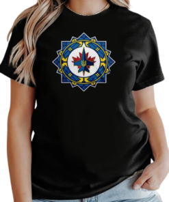 Winnipeg Jets Ukrainian Heritage Night 2025 T-Shirt Classic Women's T-shirt