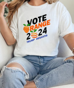 Women vote orange Trump desantis 2024 presidential election T-Shirt Classic Women's T-shirt