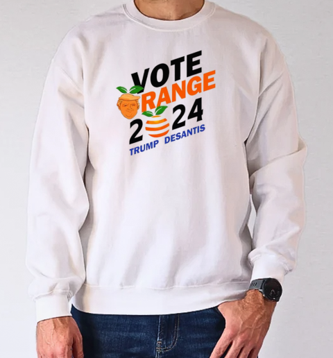 Women vote orange Trump desantis 2024 presidential election T-Shirt Unisex Sweatshirt